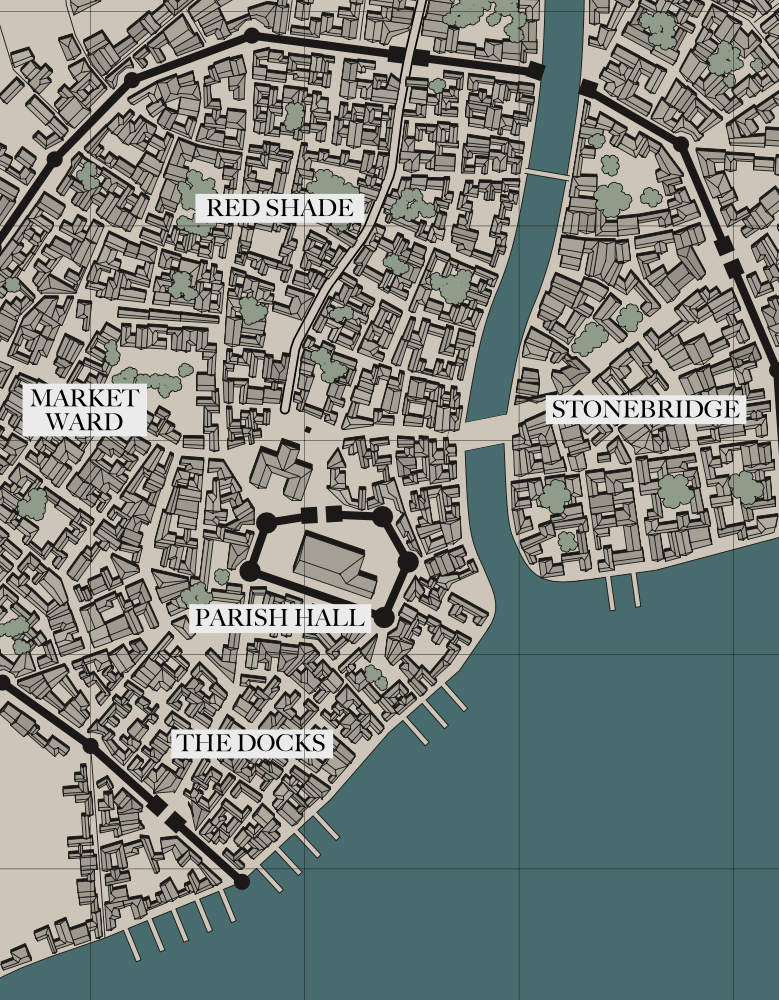 Cropped map of Vendare